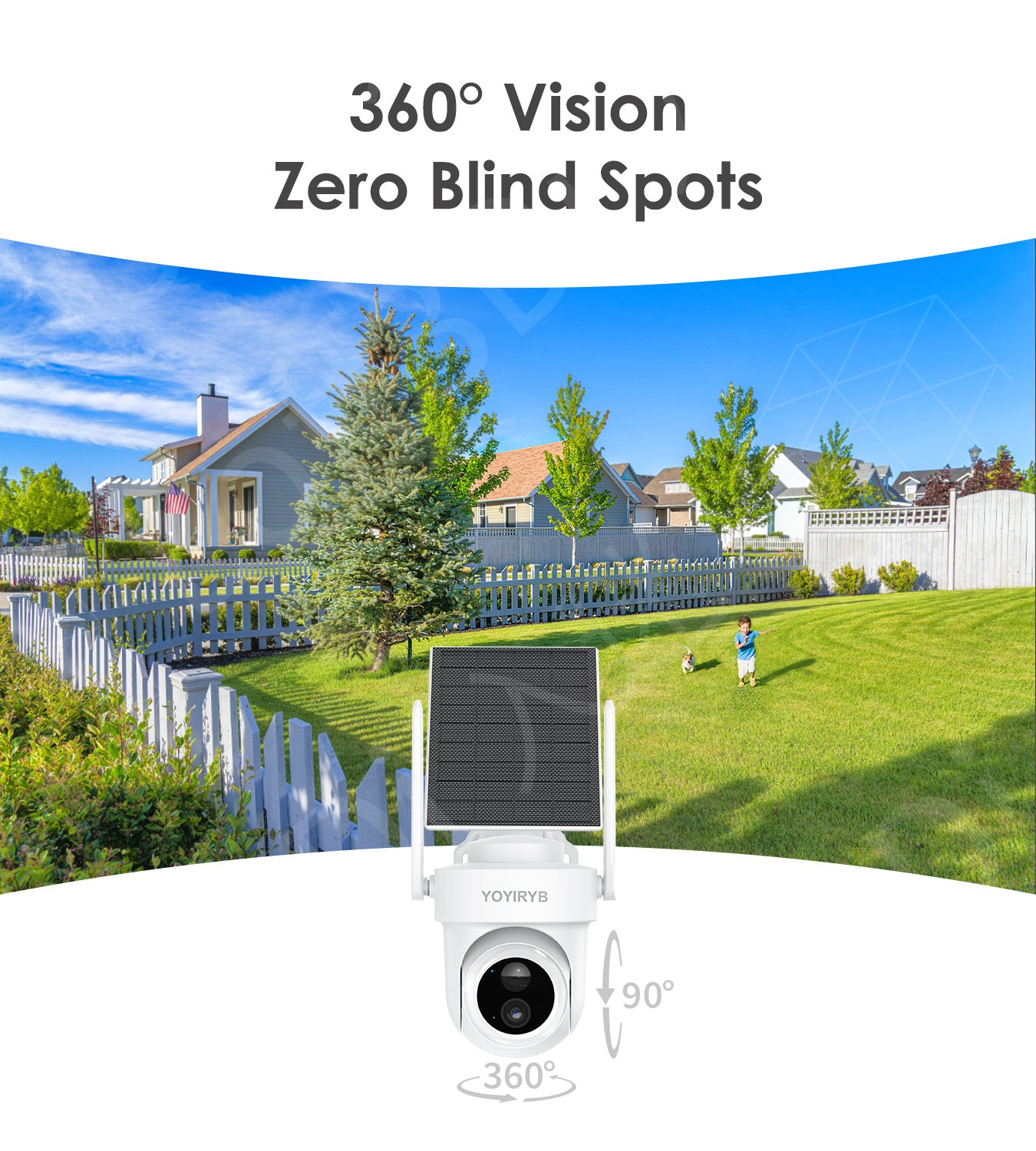 4K Solar Security Cam with Homebase, 4 Cam Kit