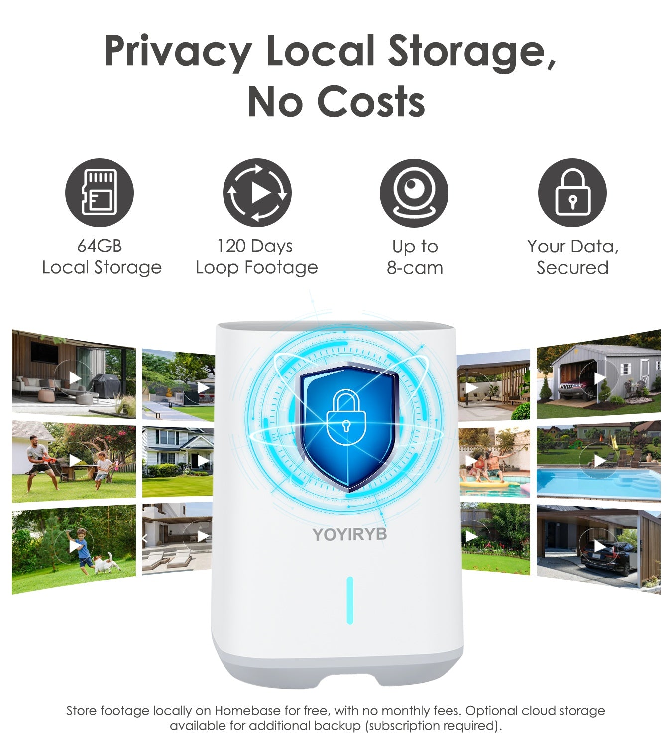 4K Security Cameras Wireless Outdoor, No Subscription, 2 kam-kit